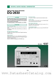 DG-2630 datasheet pdf etc