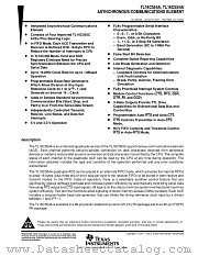 TL16C554AI datasheet pdf Texas Instruments
