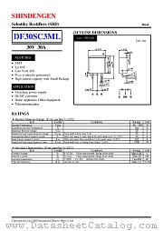 DF30SC3ML datasheet pdf Shindengen