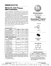NSS30101LT1G datasheet pdf ON Semiconductor
