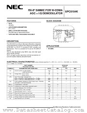 UPC8194K-E1 datasheet pdf NEC