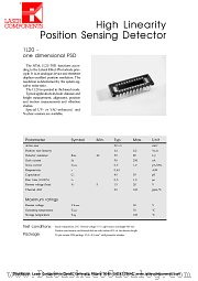 1L20 datasheet pdf Laser Components