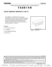 TA8814 datasheet pdf TOSHIBA