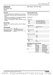 TSL1315-471K1R1 datasheet pdf TDK Semiconductor