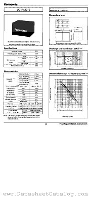 LC-RA1212 datasheet pdf Panasonic
