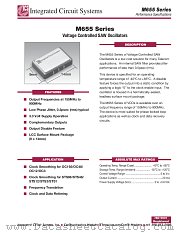 M655P622.0800 datasheet pdf Integrated Circuit Systems