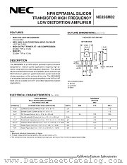 NE856M02-T1 datasheet pdf NEC