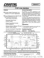 CS61577-IP1 datasheet pdf Cirrus Logic