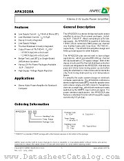 APA2020AKI-TR datasheet pdf ANPEC Electronics Corporation