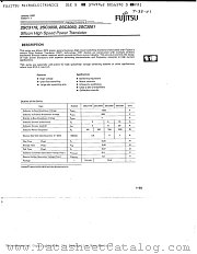 2SC3178 datasheet pdf Fujitsu Microelectronics
