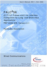 PEF2256E datasheet pdf Infineon