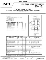3SK131 datasheet pdf NEC