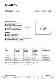 LGS260 datasheet pdf Siemens