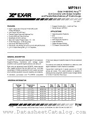 MP7611BE datasheet pdf Exar