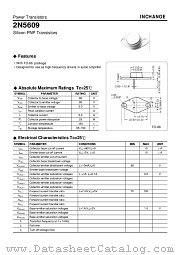 2N5609 datasheet pdf Inchange Semiconductor