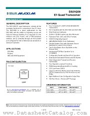DS21Q58L datasheet pdf MAXIM - Dallas Semiconductor