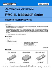 MB89665RP-SH datasheet pdf Fujitsu Microelectronics