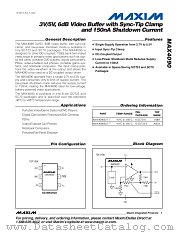 MAX4090EXT-T datasheet pdf MAXIM - Dallas Semiconductor