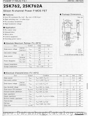 2SK762 datasheet pdf Panasonic