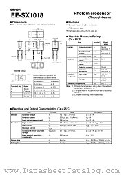 EE-SX1018 datasheet pdf Omron