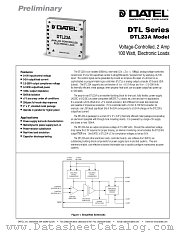 DTL23A datasheet pdf Datel