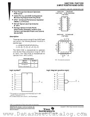 54AC11030 datasheet pdf Texas Instruments
