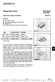 TCA1560 datasheet pdf Siemens