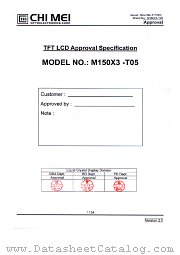 M150X3-T05 datasheet pdf etc