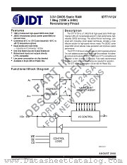 IDT71V124S15Y datasheet pdf IDT