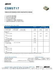 CSM5T17 datasheet pdf Tyco Electronics