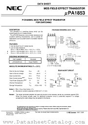 UPA1853GR-9JG datasheet pdf NEC