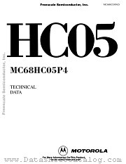 MC68HC05P4DW datasheet pdf Freescale (Motorola)