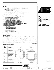 ATF1500A-15JC datasheet pdf Atmel