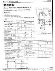 2SC3527 datasheet pdf Panasonic