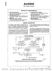 AM2940DC datasheet pdf etc