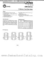UM91260AM datasheet pdf UMC