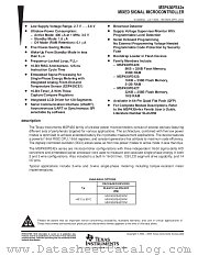 MSP430FE42X datasheet pdf Texas Instruments