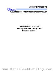 W81E381 datasheet pdf Winbond Electronics