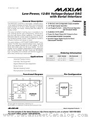 MAX5302EUA datasheet pdf MAXIM - Dallas Semiconductor