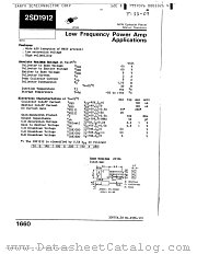 2SD1912 datasheet pdf SANYO
