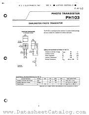PH103 datasheet pdf NEC