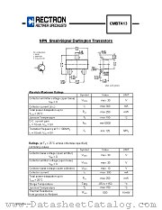 CMBTA13 datasheet pdf Rectron Semiconductor
