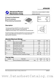 AP9563M datasheet pdf Advanced Power Electronics Corp.