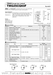 TMG25CQ60F datasheet pdf SanRex