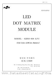 KBM-008LFU datasheet pdf AUK Corp