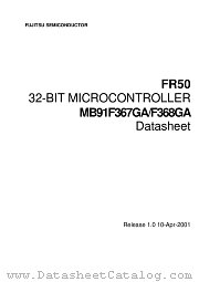 MB91F367GA datasheet pdf Fujitsu Microelectronics