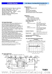 XC9504 datasheet pdf Torex Semiconductor