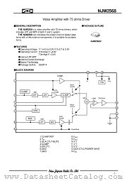 NJM2568V datasheet pdf New Japan Radio