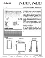 CA3262E datasheet pdf Intersil