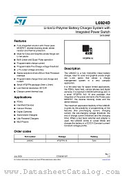 L6924D datasheet pdf ST Microelectronics